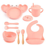 crab shaped silicone dinner plate (2)